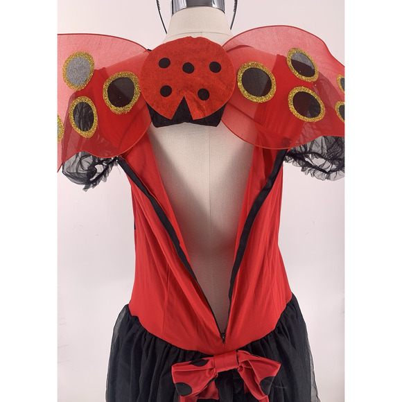 Leg Avenue 3-Piece Lovely Ladybug Adult Halloween Costume Plus Size 3X-4X - Picture 10 of 15